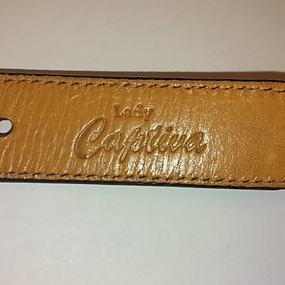 Lady Captiva designer leather belt. - Picture 5 of 10